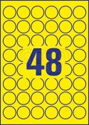 Etykiety Heavy Duty L6128-20 Q30 żółte 20 ark. poliestrowe Avery Zweckform (X)