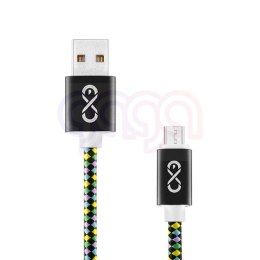 Uniwersalny kabel Micro USB EXC Diamond, 1,5m, czarny/mix kolorów