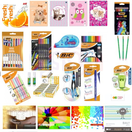 BIC Mega wyprawka szkolna ,zestaw XXL, dziewczynki BIC Mega wyprawka szkolna ,zestaw XXL, dziewczynki