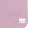 Mała kwadratowa tabliczka suchościeralna Nobo, 360 mm x 360 mm, liliowa 1915623