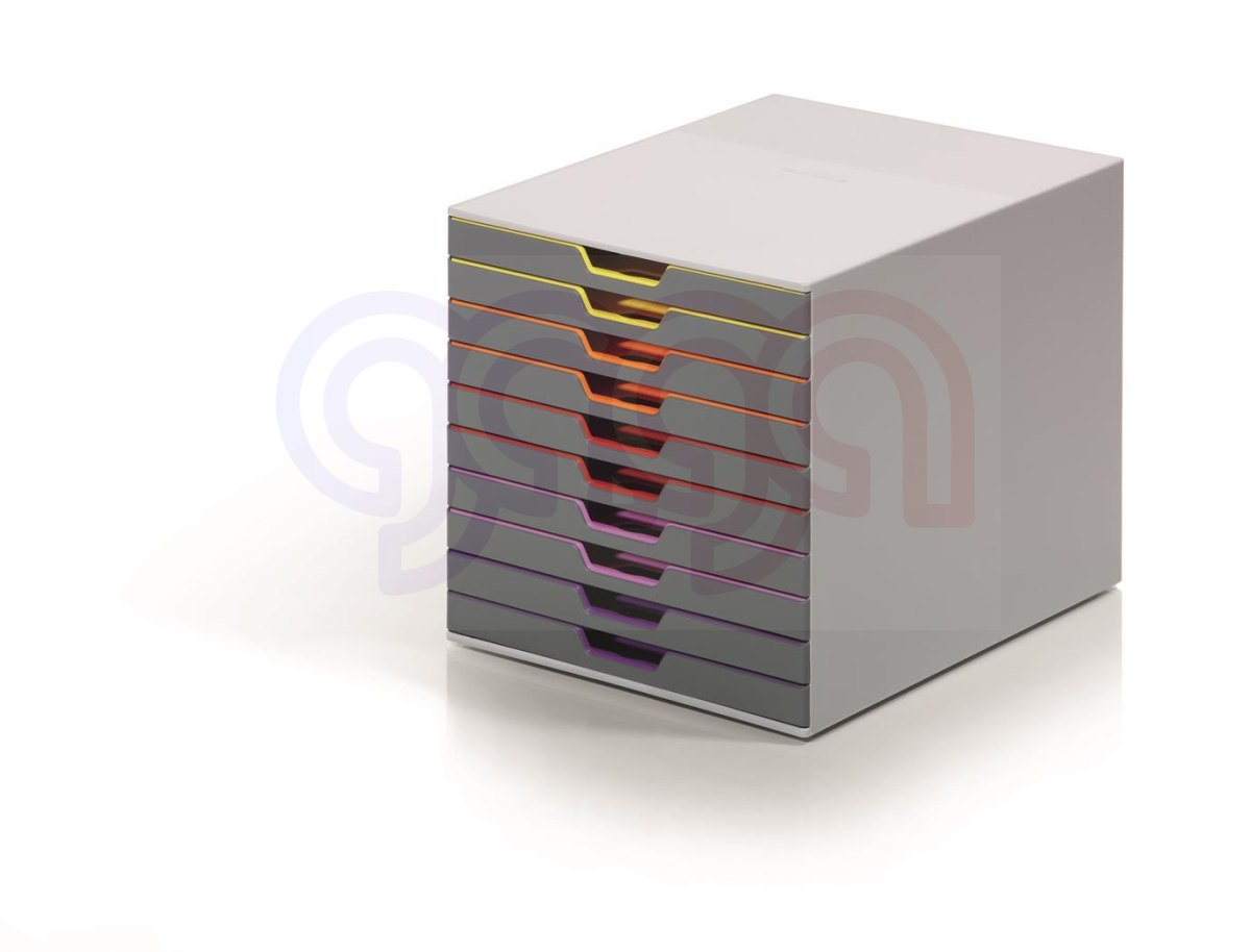 Pojemnik VARICOLOR z 10 szufladkami DURABLE 7610-27 Pojemnik VARICOLOR z 10 szufladkami DURABLE 7610-27