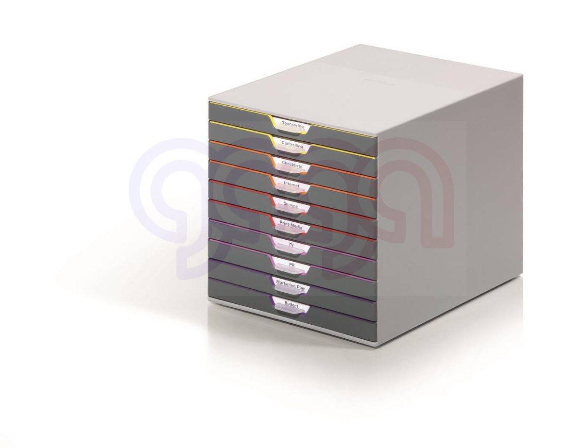 Pojemnik VARICOLOR z 10 szufladkami DURABLE 7610-27 Pojemnik VARICOLOR z 10 szufladkami DURABLE 7610-27