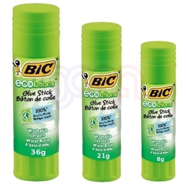 Klej w sztyfcie BIC Ecolutions 21g (20 sztuk) 8923452 Klej w sztyfcie BIC Ecolutions 21g (20 sztuk) 8923452