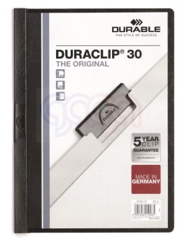 Skoroszyt DURABLE DURACLIP Original 30 czarny 2200-01