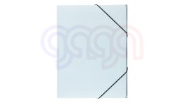 Teczka A4 z gumką-szeroka kolor biały PP TG-02-06 BIURFOL