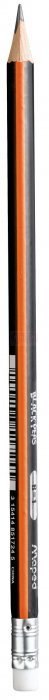 Ołówek drewniany z gumką Blackpeps B MAPED 851724