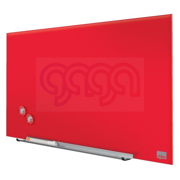 Szklana tablica Nobo Impression Pro 680x380mm, czerwona Szklana tablica Nobo Impression Pro 680x380mm, czerwona