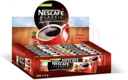 Kawa NESCAFE CLASSIC rozpuszczalna 100 x paluszek 2g