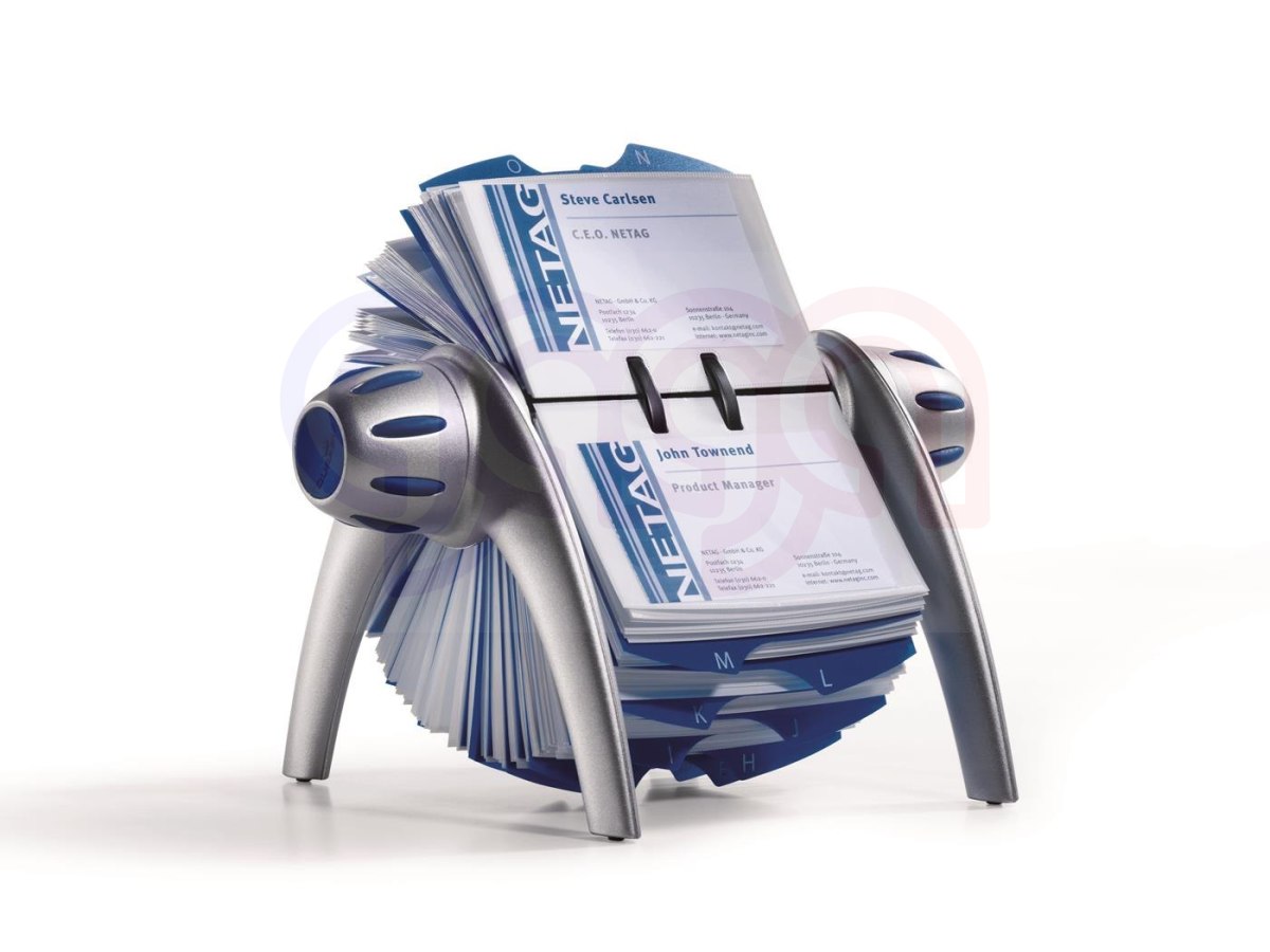Kartoteka obrotowa VISIFIX flip na 400 wizytówek srebrna DURABLE 2417-23 Kartoteka obrotowa VISIFIX flip na 400 wizytówek srebrna DURABLE 2417-23