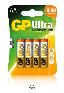 Bateria alkaliczna GP Ultra AA / LR6 (4szt) 1.5V GPPCA15AU017