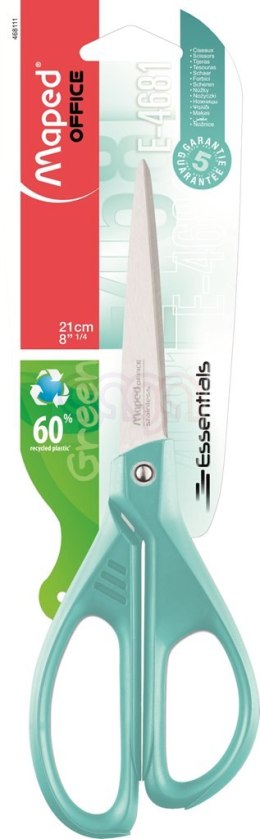 Nożyczki ekologiczne ESSENTIALS GREEN PASTEL 21 cm 468111
