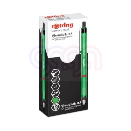 Ołówek automatyczny 2B, 0,7mm zielony VISUCLICK ROTRING, 2088550