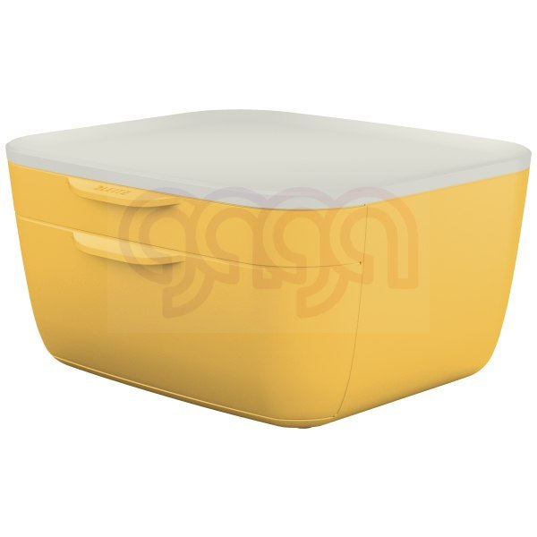 Pojemnik z szufladami Leitz Cosy, żółty 53570019 Pojemnik z szufladami Leitz Cosy, żółty 53570019