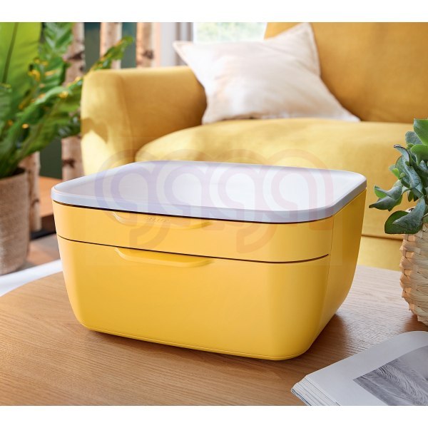 Pojemnik z szufladami Leitz Cosy, żółty 53570019 Pojemnik z szufladami Leitz Cosy, żółty 53570019