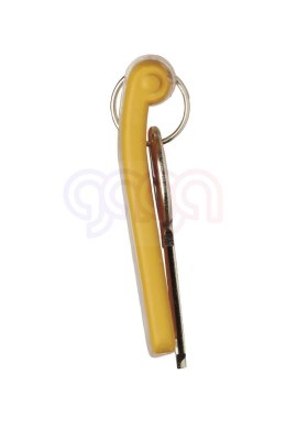 Zawieszki do kluczy KEY CLIP (6szt.) żółte DURABLE 1957-04