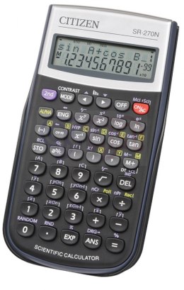 Kalkulator naukowy CITIZEN SR-270N, 12-cyfrowy, 154x80mm, etui, czarny