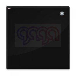 Tablica szklana magnetyczna 80x60cm czarna 2X3 TSZ86 B