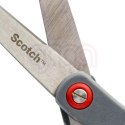 Nożyczki biurowe SCOTCH_ (1448), precyzyjne, 20,5cm, czerwono-szare
