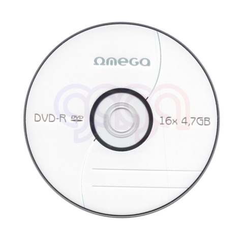 Płyta OMEGA DVD-R 4,7GB 16X KOPERTA (1) OMD16K1- -a
