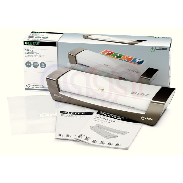 Laminator iLam OFFICE A4 230V srebrny 72510084 LEITZ Laminator iLam OFFICE A4 230V srebrny 72510084 LEITZ