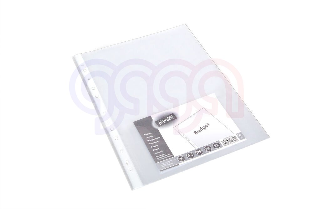 Koszulki groszkowe A4 35mic. BANTEX BUDGET (100szt) 400105682 Koszulki groszkowe A4 35mic. BANTEX BUDGET (100szt) 400105682