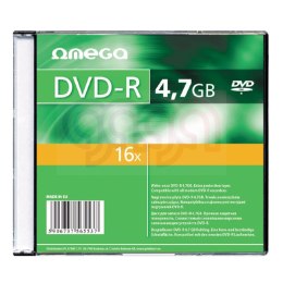 Płyta OMEGA DVD-R 4,7GB 16X CASE (10) OMD1610-