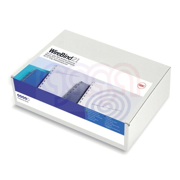 Grzbiety drutowe GBC A4 21L 6mm białe (100szt) IB165085 Grzbiety drutowe GBC A4 21L 6mm białe (100szt) IB165085