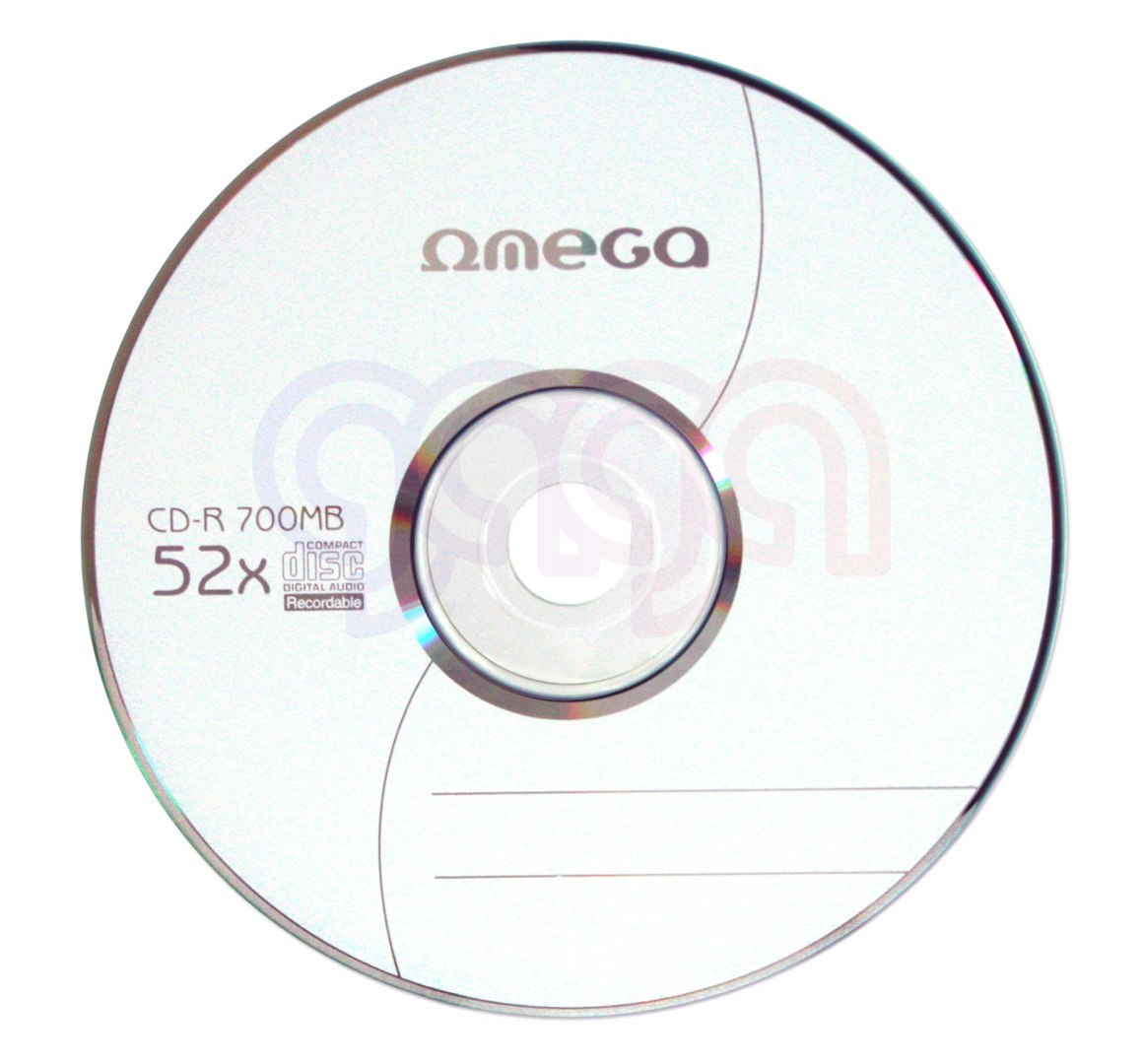 Płyta OMEGA CD-R 700MB 52X CAKE (100) OM100K Płyta OMEGA CD-R 700MB 52X CAKE (100) OM100K