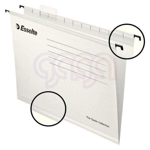 Teczki zawieszane Esselte Classic A4, biały, 25 szt. PENDAFLEX 90319 Teczki zawieszane Esselte Classic A4, biały, 25 szt. PENDAFLEX 90319