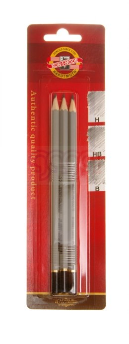 Ołówek GOLDSTAR 1860/3 3szt blist.H,HB,B