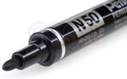 Marker permanentny N50 czarny okrągła końcówka PENTEL