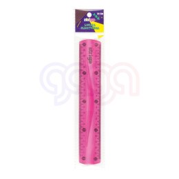 Linijka elastyczna 20cm różowa SSC012 STRIGO