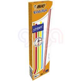 Ołówek bez gumki BIC Evolution Stripes 646 HB , 918487 (X)