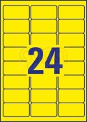 Etykiety żółte L6035-20 63,5 x 33,9 20 ark. usuwalne Avery Zweckform (X)