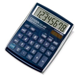 Kalkulator biurowy CITIZEN CDC-80WB, 8-cyfrowy, 135x105mm, niebieski