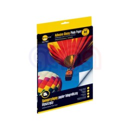 Papier fotograficzny Adhesive Glossy 4PAG130, 130 g/m, A4 20 arkuszy YELLOW ONE 150-1288