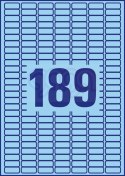 Etykiety usuwalne L6048-20 25,4 x 10 20 ark. niebieskie Avery Zweckform