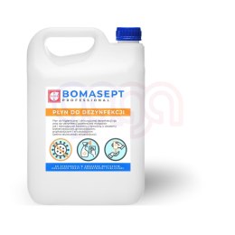 Płyn medyczny do dezynfekcji rąk i powierzchni 5l BOMASEPT Professional alkohol>80%