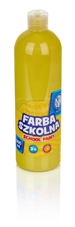 Farba szkolna Astra 500 ml - żółta, 83410903