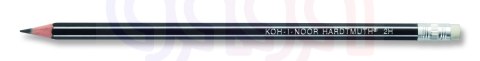 Ołówek grafitowy 1397/2B wygibas z gumka Koh-i-Noor