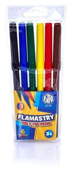 Flamastry Astra CX - 6 kolorów, 314116002