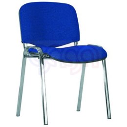 Krzesło konferencyjne ISO chrome CU-14 niebiesko-czarne
