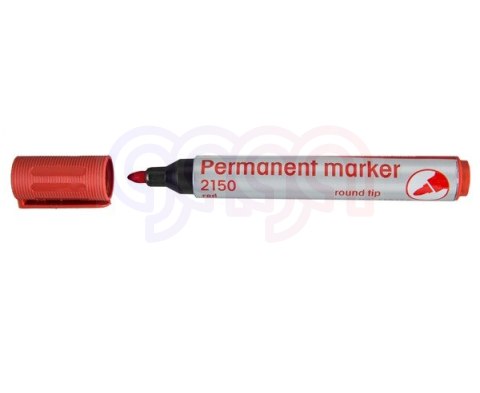 Marker permanentny 2150 czerwony 110166 D.RECT