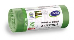Worki do seg.odp.szkło ziel. z uszami LDPE 35l (20szt.) STELLA 032198