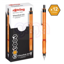 Ołówek automatyczny 2B, 0,5mm pomarańczowy VISUCLICK ROTRING, 2089093