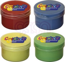 Astra Creativo - Farby do malowania palcami 4 kolory 50 ml, 320112002