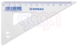 Ekierka DONAU, mała, 12cm, 60°, transparentna