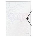 Teczka z gumką PP Leitz WOW, 30 mm, biała 46290001
