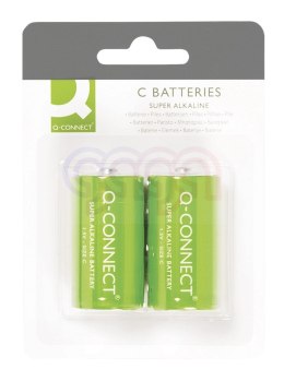 Baterie super-alkaliczne Q-CONNECT C, LR14, 1,5V, 2szt.