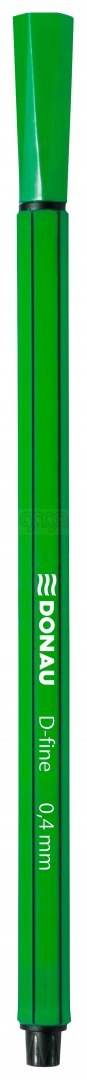 Cienkopis DONAU D-Fine, 0,4 mm, zielony